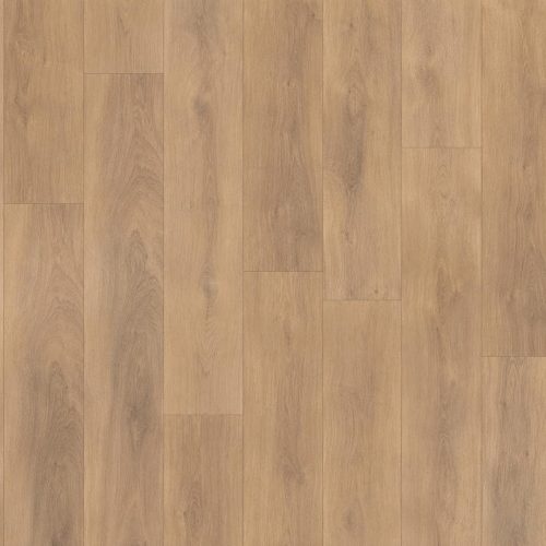 Uzorak akcijskog laminata 8575 8 mm 32/AC4 sa toplim prirodnim hrast dekorom, bež-braon tonovima, blagim godovima i diskretnim čvorovima drveta