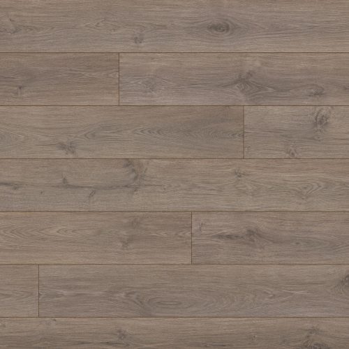 Uzorak akcijskog laminata SEL8096 8 mm 32/AC4 sa sivo-braon drvenim dekorom i prirodnom teksturom drveta